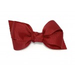 Red (Cranberry) Grosgrain Bow - 3 Inch